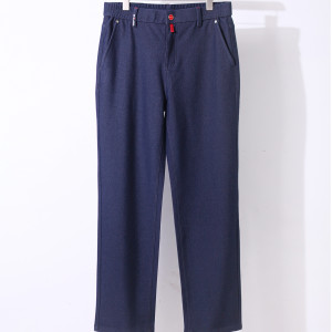 Kiton 남성 니트 데님 팬츠