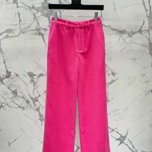 SAINT LAURENT 벨벳 와이드 팬츠