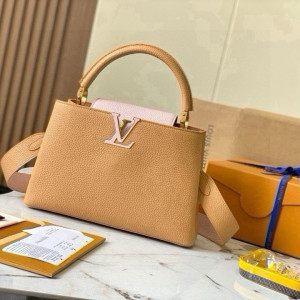 최고급 아몬드 핑크 골드 핸드백